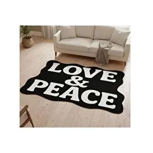 Vivense Love And Peace Home Dokuma Taban Hali, 442 Yng, 50x80 Cm