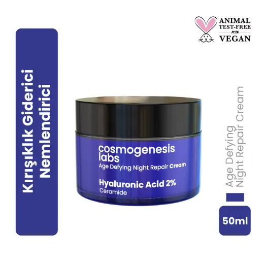 Cosmogenesis Labs Yaşlanma Karşıtı ve Nemlendirici Gece Kremi 50 ml