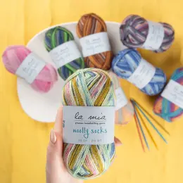 La Mia Woolly Socks Ebruli Çorap İpi - L02 3