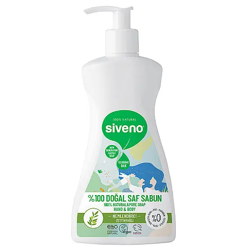 Siveno Zeytinyağlı Doğal Sıvı Sabun 300 ml