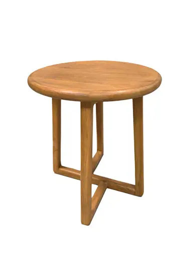 Sumatra Teak Wood Naturel Bahçe Yan Sehpa
