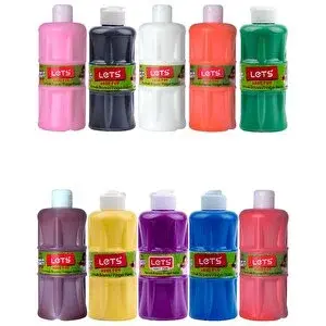 Lets Parmak Boyası 500ml 10lu Set