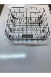 ARÇELİK-BEKO-ALTUS Bulaşık Makinesi Alt Sepet + Kaşıklık Sepeti (Gri Renk) 3