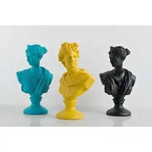 Vivense Apollo & Artemi̇s Büst Üçlü Set