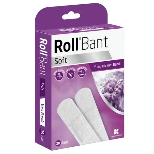 Roll Bant Soft Yara Bandı 20 Adet