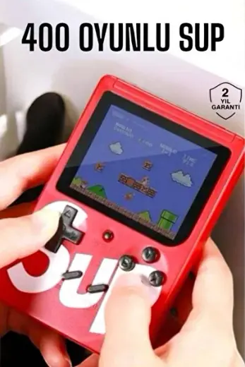 Taşınabilir El Atarisi SUP 400 Oyunlu Mini Oyun Konsolu -