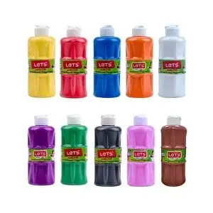 Lets Parmak Boyası 250ml 10lu Set