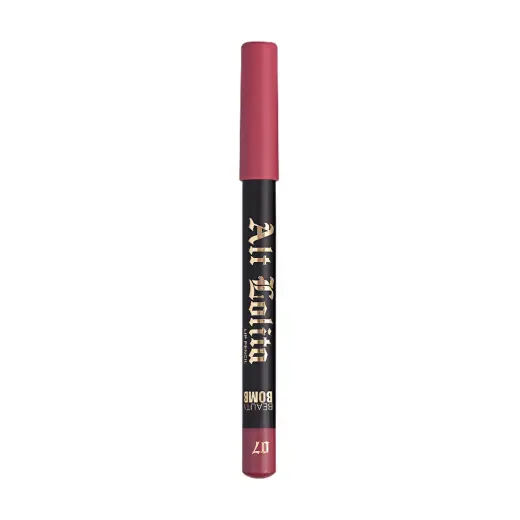 Beauty Bomb Lip Pencil Alt Lolita 07 Pink - Long-Lasting Matte Lip Liner for Precise Definition