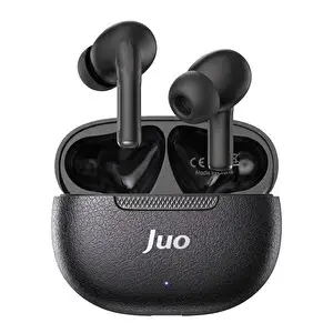 Juo JT1 13 MM Sürücü IPX4 Bluetooth 6.0 TWS Siyah Kulak İçi Bluetooth Kulaklık