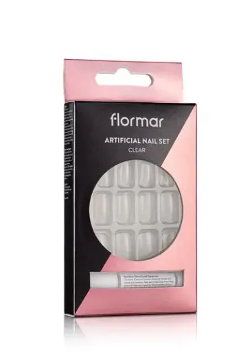 Yapıştırıcı İçeren Takma Tırnak Seti 053 Şeffaf 8690604598632 | Flormar