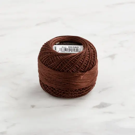 Domino Koton Perle 5gr Kahverengi No:12 Nakış İpliği - 4590012-380