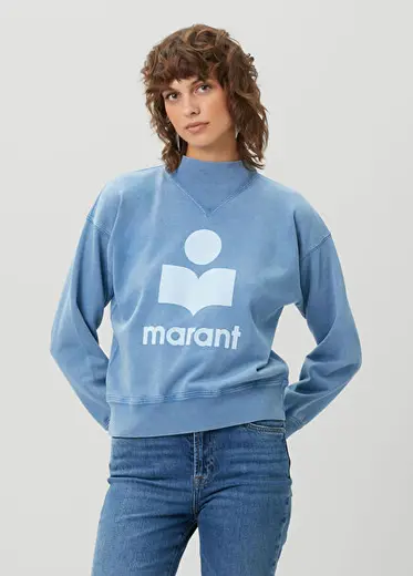 Moby Mavi Logolu Sweatshirt