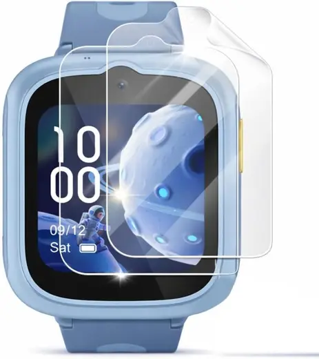 Engo Tcl Movetime MT48X İle Uyumlu Ekran Koruyucu, Tam Kaplayan Akıllı Saat Koruması, Çizilmeye Dayanıklı Tpu Koruma 2 Adet, Hd Şeffaf