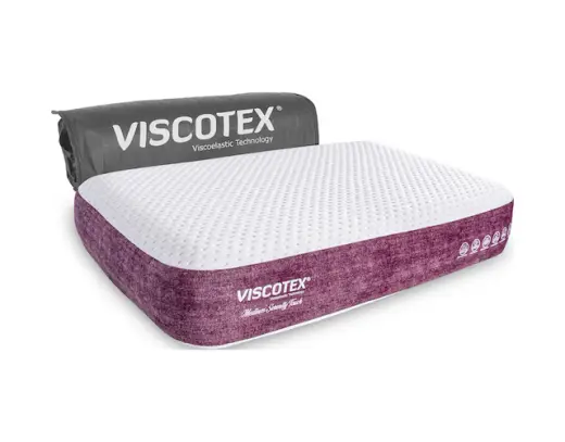Medium Serenity Ergonomik Visco Yastık 65x43x12 CM Boyun Ağrıları İçin Orta Sert Hafızalı Baş Yastığı