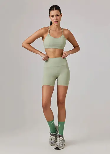 Kendall Glossy Desert Green Kadın Bra Spor Sütyeni