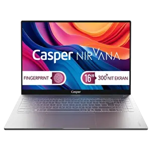 Casper Nirvana S100 300NIT Intel Core 9-270H 24 GB DDR5 2 TB SSD 16 inç Freedos Laptop S100.270H-CX00X-G-F