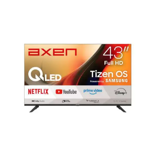 Axen 43 Inç 108 Ekran QLED Fhd Tizen Smart Tv AX43QFMLN-T08I Televizyon