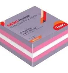 Noki Memo 75X75 Neon Ebruli Küp Blok 450 Sf