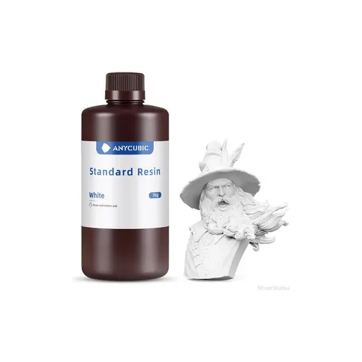 Anycubic Standart UV Reçine 1kg Beyaz Yüksek Kalite 3D Yazıcı Malzemesi