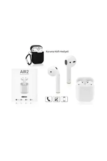 SW26 AIR2 Bluetooth Kulaklık | Beyaz, Kılıf Hediyeli, TWS Kablosuz Konfor