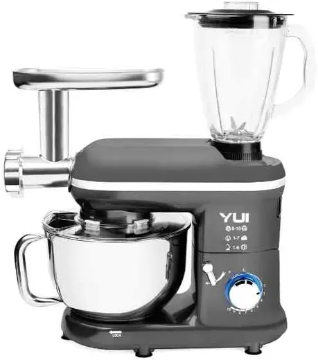 Yui M120 Multi-fonksiyonel 3'ü Bir Arada Stand Mikser Kıyma Setli Ve Blender Özellikli