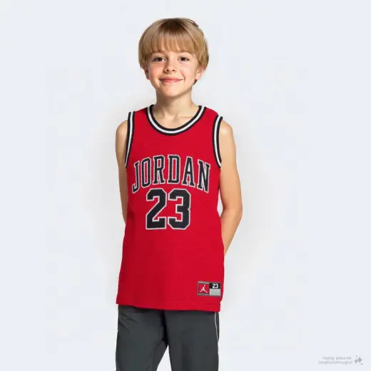 Jordan Jumpman 23 Çocuk Kırmızı Basketbol Forması