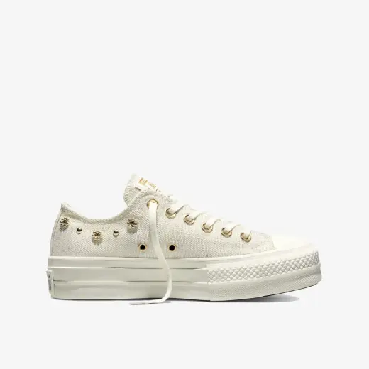 Converse Chuck Taylor All Star Lift Kadın Krem Sneaker
