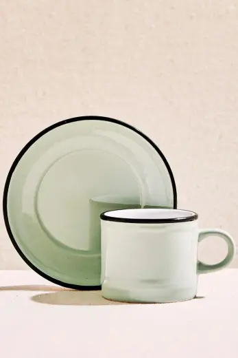 Electrum Seramik Espresso Fincanı Su Yeşili