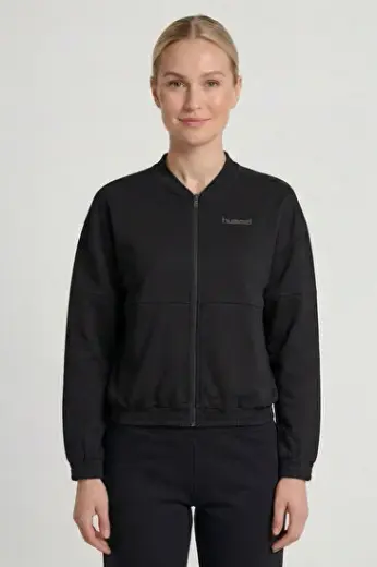 SARGENTO FERMUARLI SWEATSHIRT Siyah Kadın Fermuarlı Sweatshirt