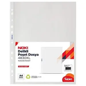 Noki Xl A4 Poşet Dosya 100lü Paket 4830xl