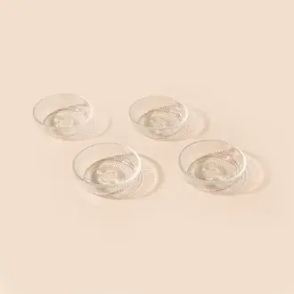 Sigma Home Ostello 4'lü Kahvaltılık Kase - Şeffaf - 10 cm