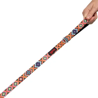 Tailpetz Ethnic Desenli Kedi ve Köpek Gezdirme Kayışı 100x1,5cm