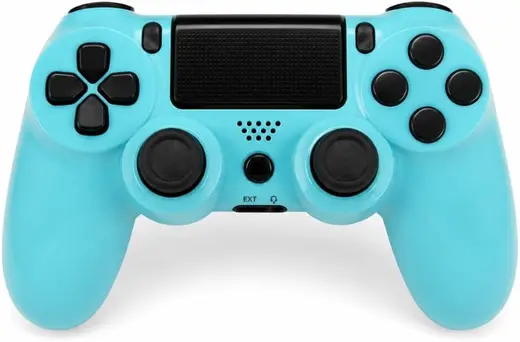Çeşithane Doubleshock 4 Kablosuz Oyun Kolu – PS4 / PC/Android Uyumlu, Bluetooth Gamepad, Titreşimli, Touchpad & Gyro Sensörlü Kontrolcü (Turkuaz)