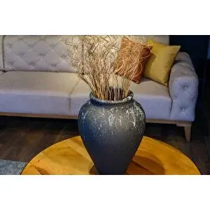 Vivense Numa Mermer Desen Terracotta Vazo