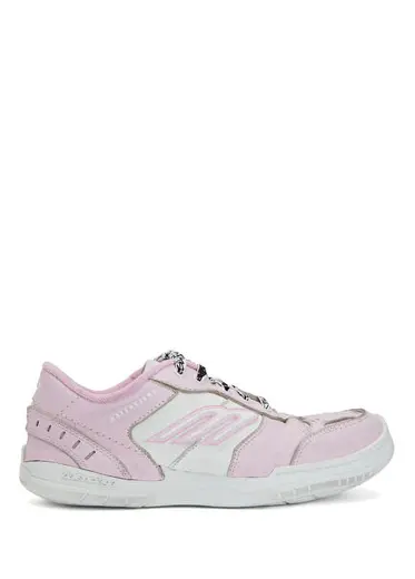 Hamptons Medium Worn-Out Pembe Beyaz Deri Sneaker