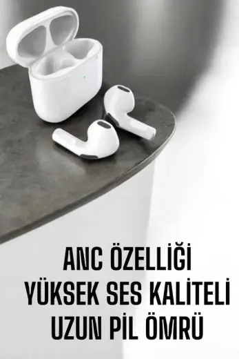 Yeni - 924 - Nesil Pro Bluetooth Kulaklık Uzun Pil - Kmrsfres - Ömrü Beyaz