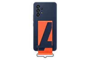 SAMSUNG GALAXY A53 KORDONLU SILIKON KILIF - LACIVERT
