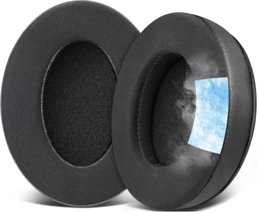HyperX Cloud 3,2,1, Cloud Alpha, Flight, Stinger, Core Uyumlu Soğutucu Jel Kulaklık Pedi | Memory Foam, Serin Kumaş, Gürültü Yalıtımlı Yedek Kulaklık Yastığı (1 Çift)