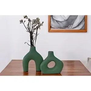 Vivense Modern Vazo Set Yeşi̇l