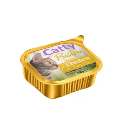 Catty Bistro Mousse Tavuklu Kedi Konservesi 40gr