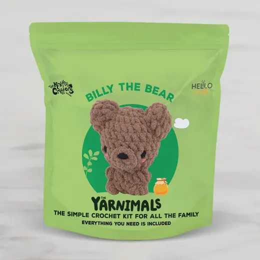 Hello Crafts Yarnimals Amigurumi Kiti - Billy The Bear - YN003