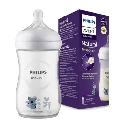 Doğal Tepkili Koala Desenli PP Biberon 260ml, 3-6 Ay, SCY903/67 12