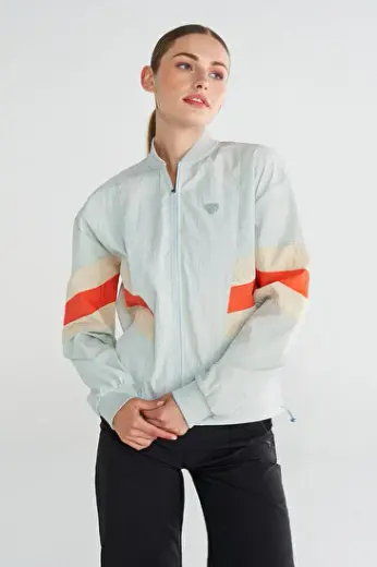 FRAN FERMUARLI SWEATSHIRT Mavi Kadın Sweatshirt
