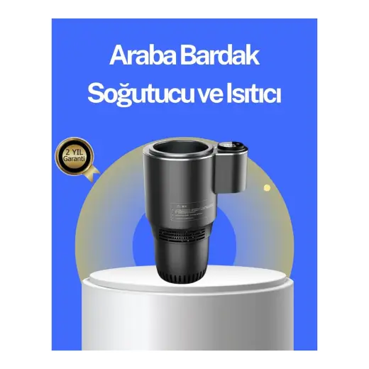 Renas Store Araç Içi Isıtıcı Soğutucu Bardaklık 60°c Isıtma -4°c Soğutma