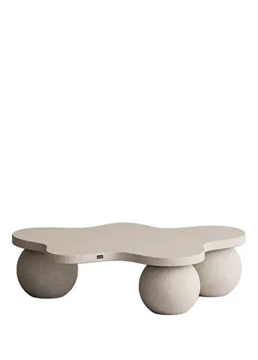 Aphrodite Krem Beton Orta Sehpa