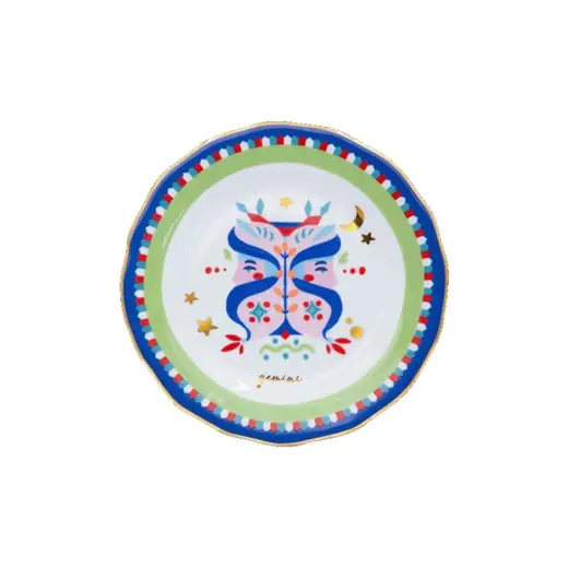 Baci Milano Zodiac Vibe Pasta Tabağı İkizler Burcu 16 cm