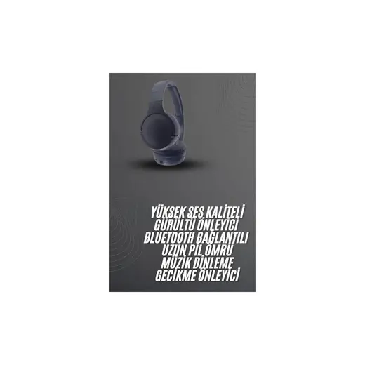 Renas Store Kablosuz Bluetooth Kulaklık Kulak Üstü Ayarlanabilir Uzun Ömürlü