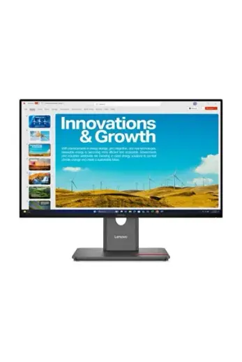 ThinkVision P24QD-40 + MC60 Webcam 64B1GAR1TK 23.8” 4ms 2K Pivot 120Hz IPS Monitör
