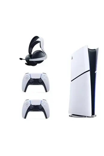 Playstation 5 Slim Ithalatçı Garantili 2. Beyaz Dualsense Ps5 Elıte Kablosuz Kulaklık