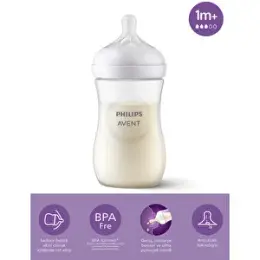 Doğal Tepkili Biberon PP 260ml 3-6 Ay 8